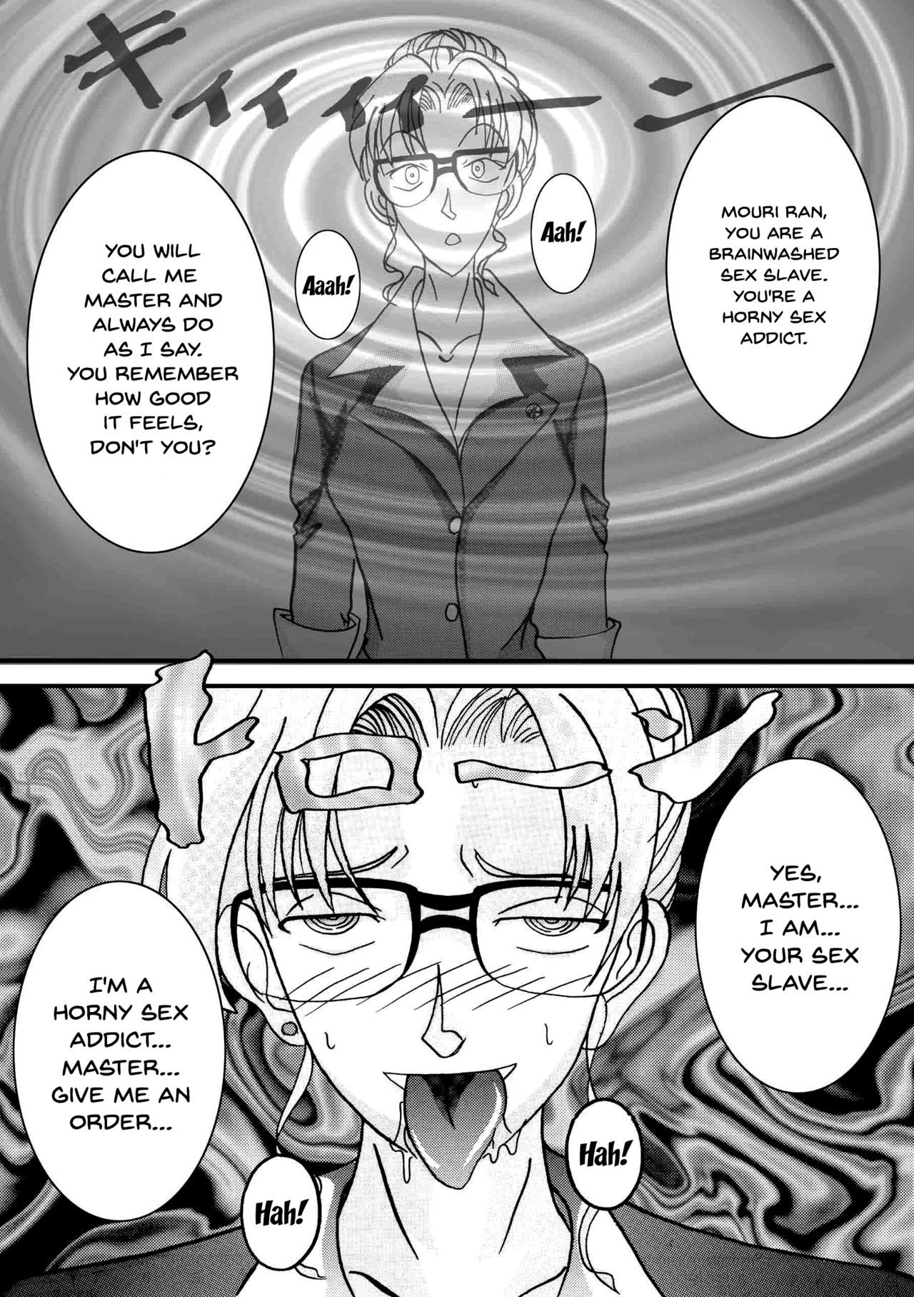 [Light Rate Port Pink] Saimin SEX Dorei -RAN- (Saimin SEX Dorei -Mesu Tonteishoku Oomori- ) (Detective Conan) [English] [Digital] [Incomplete] page 19 full