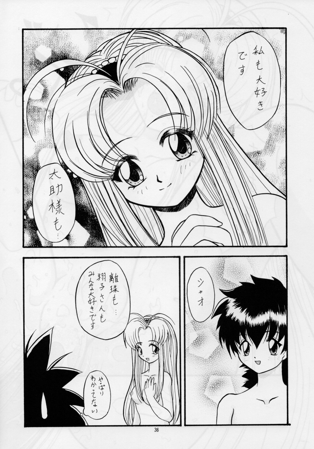 (C55) [AB NORMAL (NEW AB, Hoozuki Naru)] MINOR LEAGUE 3A (Record of Lodoss War, Mamotte Shugogetten!) page 35 full