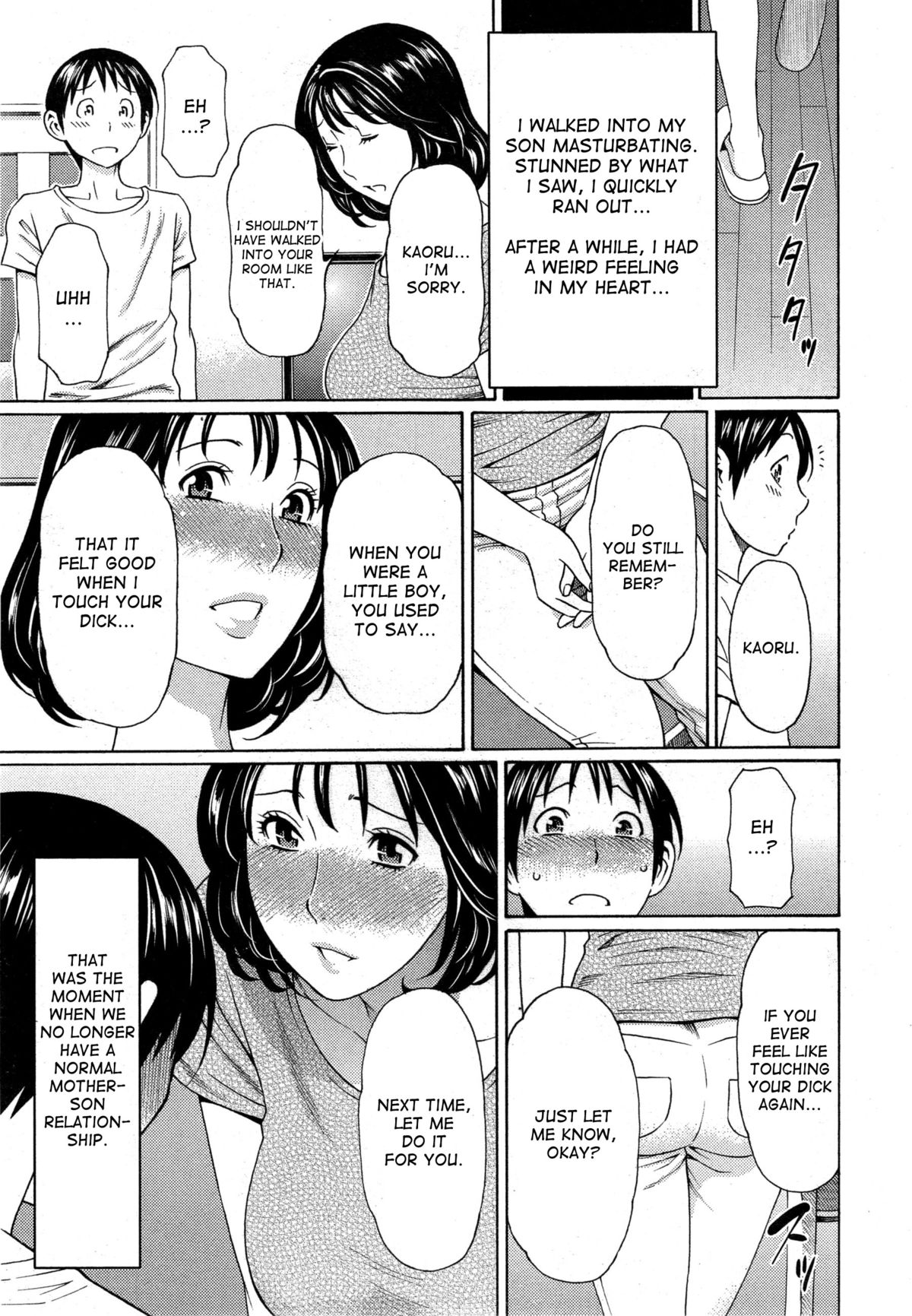 [Takasugi Kou] Itoshi no Musuko wa Dare no Mono ? | To Whom do My Beloved Child(’s penis) Belong To Ch. 1-2 [English]  [desudesu] page 3 full