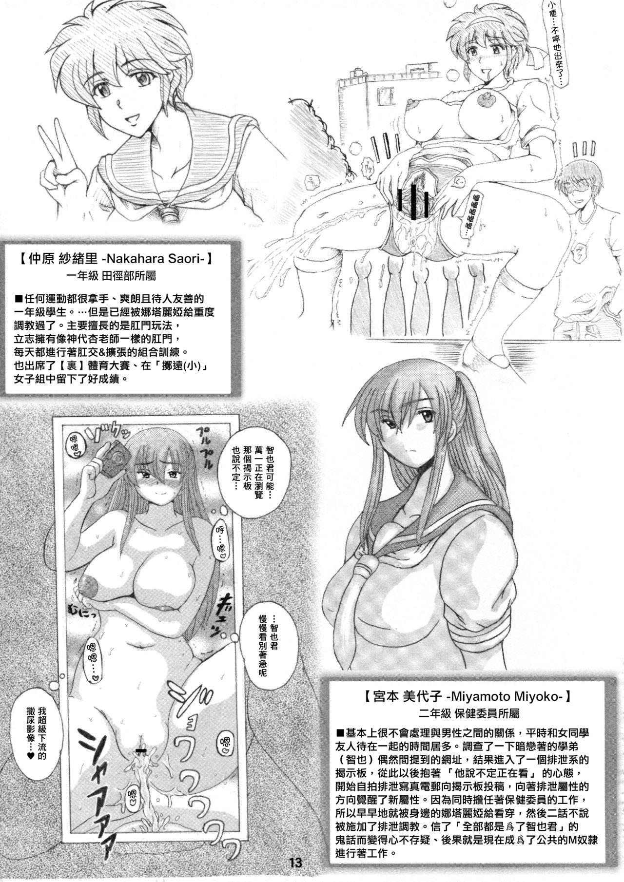 (C84) [Re-BIDou (Tsunomiya Katsuki)] Onna Kyoushi-gun Ryoujoku Enchitai [Haisetsu Tokushinka] [Chinese] [臭鼬娘漢化組] page 13 full