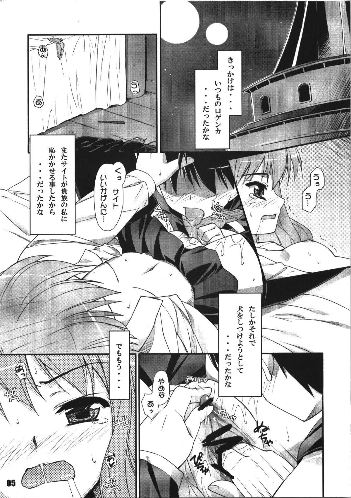 (C74) [EasyGame (Hoshizaki Hikaru)] mouyadako no inu (Zero no Tsukaima) page 5 full