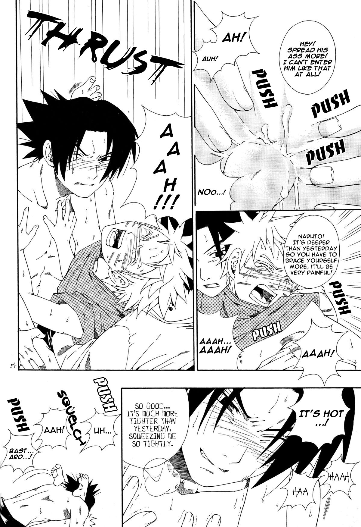 ERO ERO ERO (NARUTO) [Sasuke X Naruto] YAOI -ENG- page 32 full