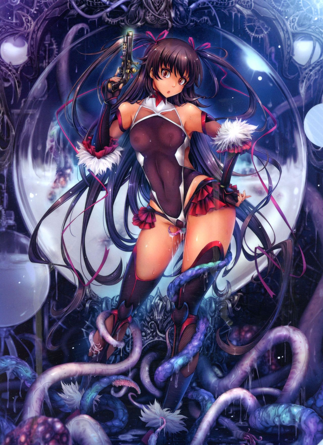 (C96) [Garyuh-Chitai (TANA)] TENTACLES Reisou Taimanin Yukikaze no Koukotsu | TENTACLES Slave Dress Taimanin Yukikaze's Fall to Ecstasy (Taimanin Yukikaze) [English] [I_Leopard] page 3 full