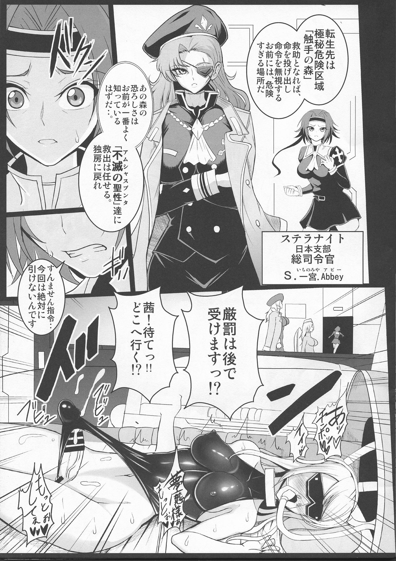 [Circle Σ (Awamori Ichitaro)] Musou Tensei Stella Night 2 dai 2-maku Shokushu no Mori ~ Yokoku hen ~ page 6 full