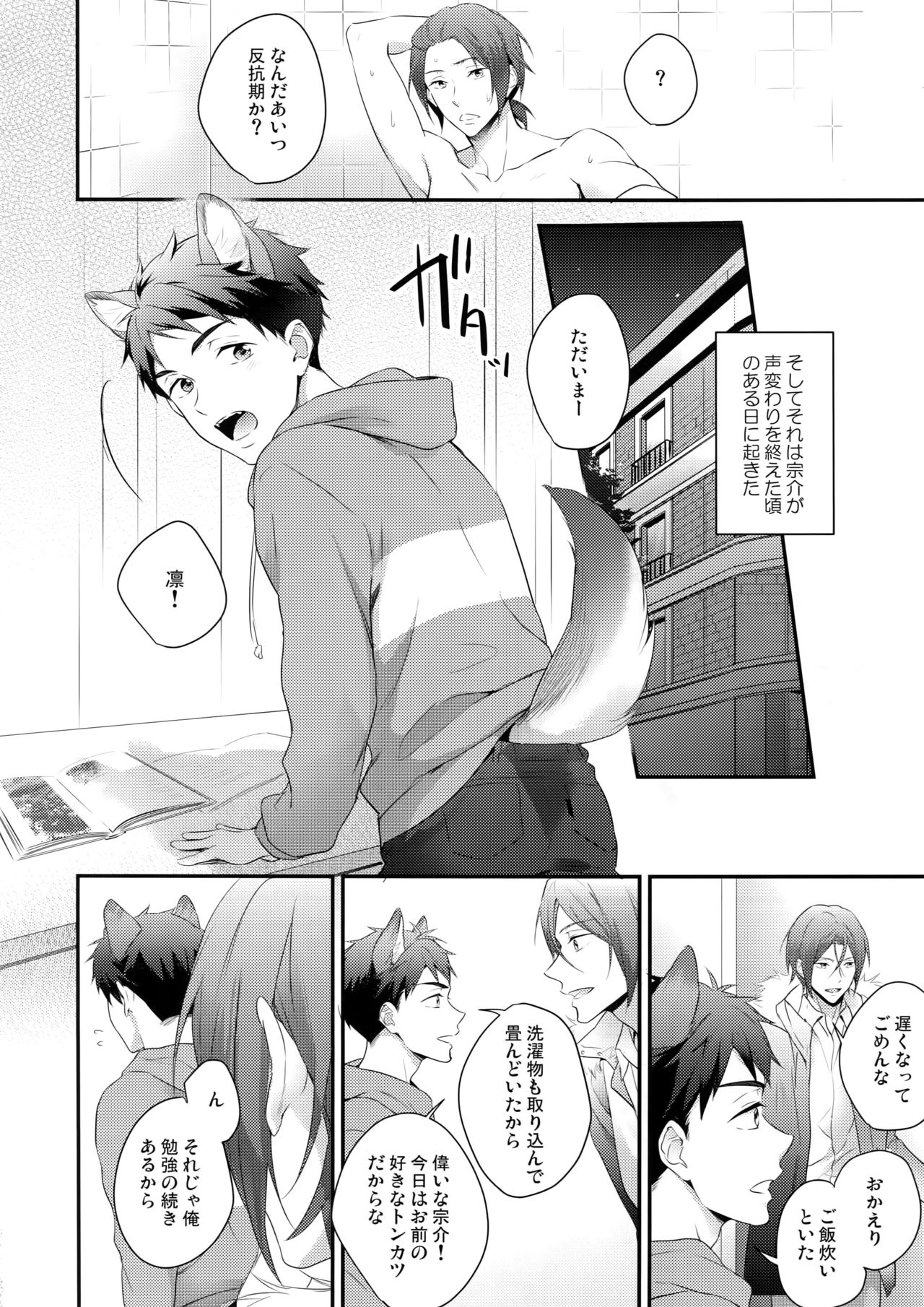 (C91) [PureSlider. (Matsuo)] Good boy my puppy! (Free!) page 17 full