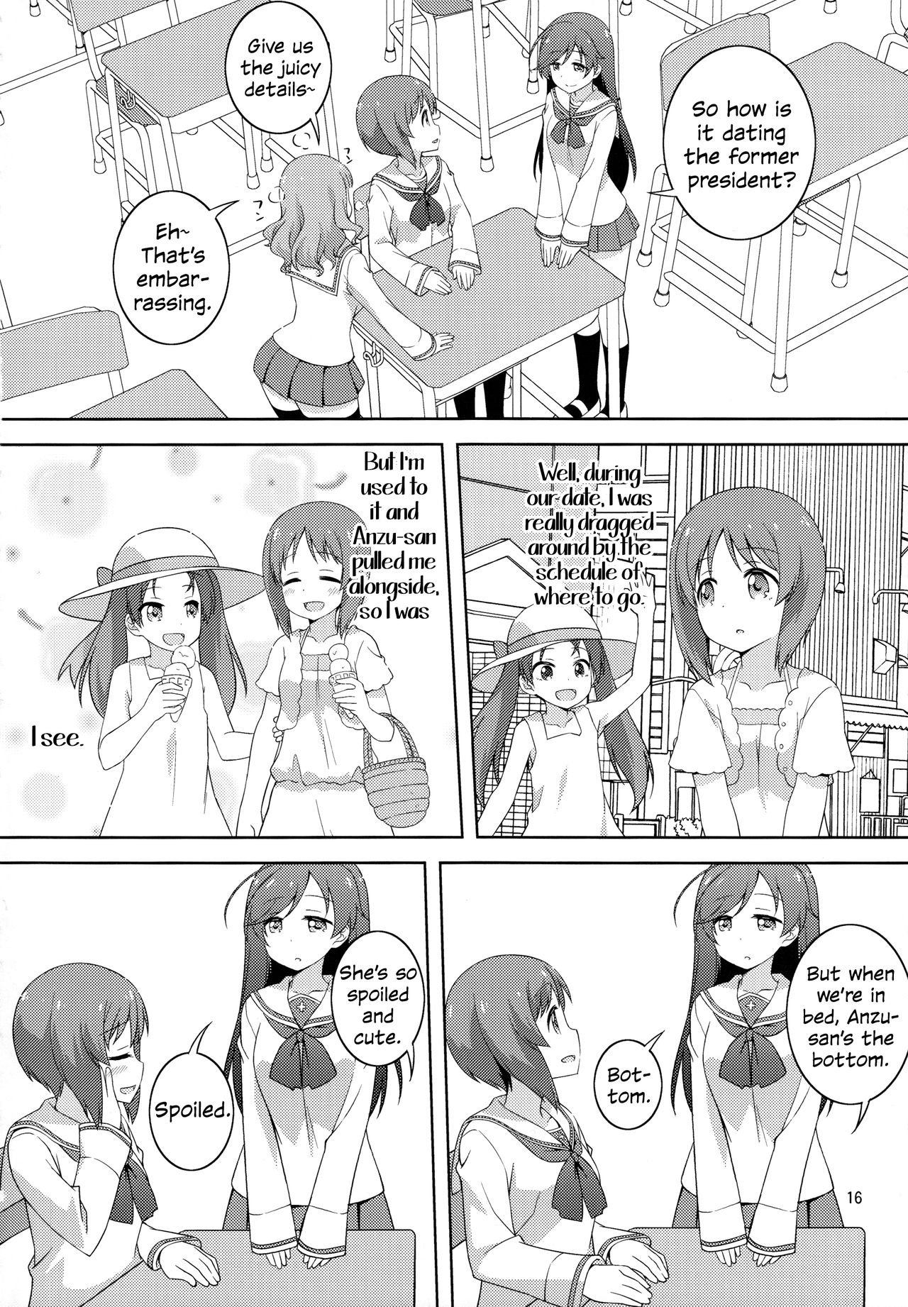 (C94) [Umenomi Gahou (Umekiti)] S na Kanojo ga Dekita Anzu-chan | Anzu-chan Got a Sadistic Girlfriend (Girls und Panzer) [English] {/u/ scanlations} page 15 full