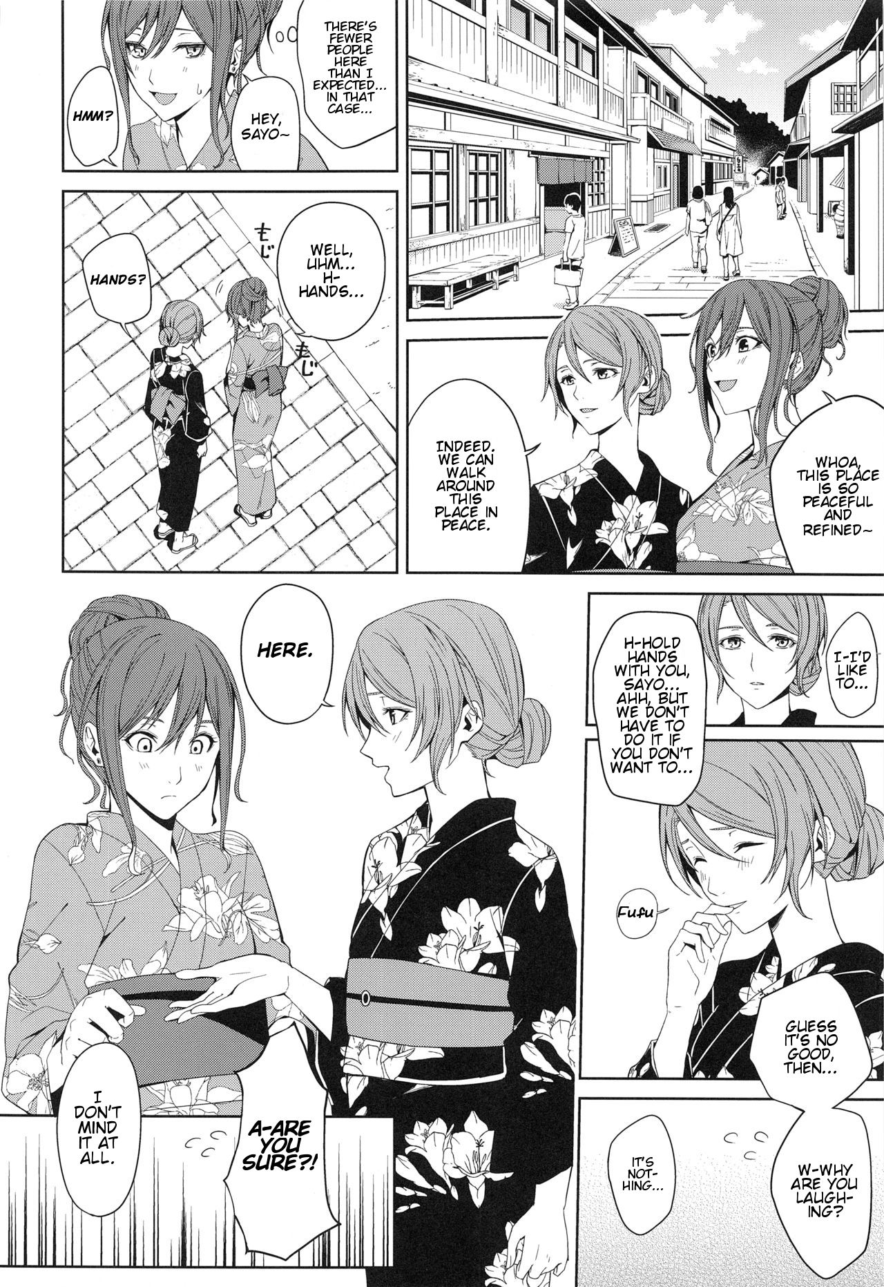 (BanDrea! Star Festival 6) [Tatakai no Kiseki (Senyuu)] Onsen Ryokou | Hot Spring Trip (BanG Dream!) [English] [v2] page 12 full