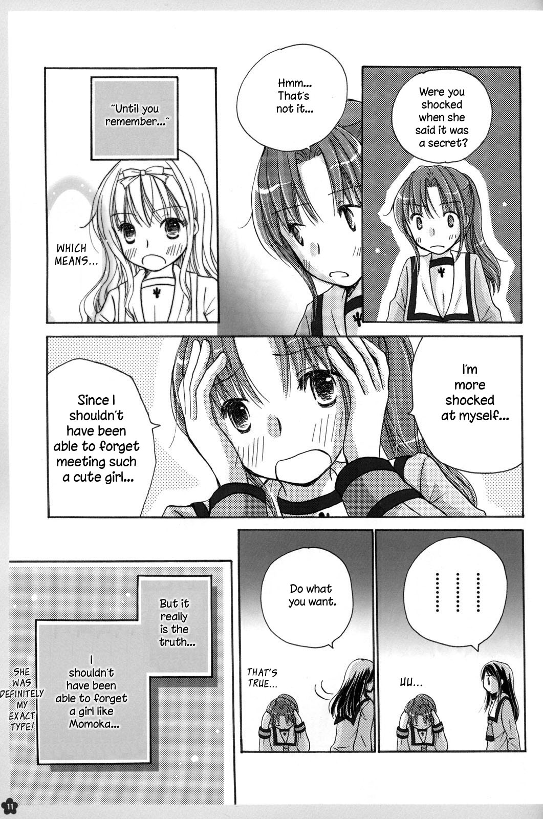 (COMITIA88) [Yuririn no Moto (Yuririn)] Amai Himitsu [English] [Wings of Yuri] page 11 full