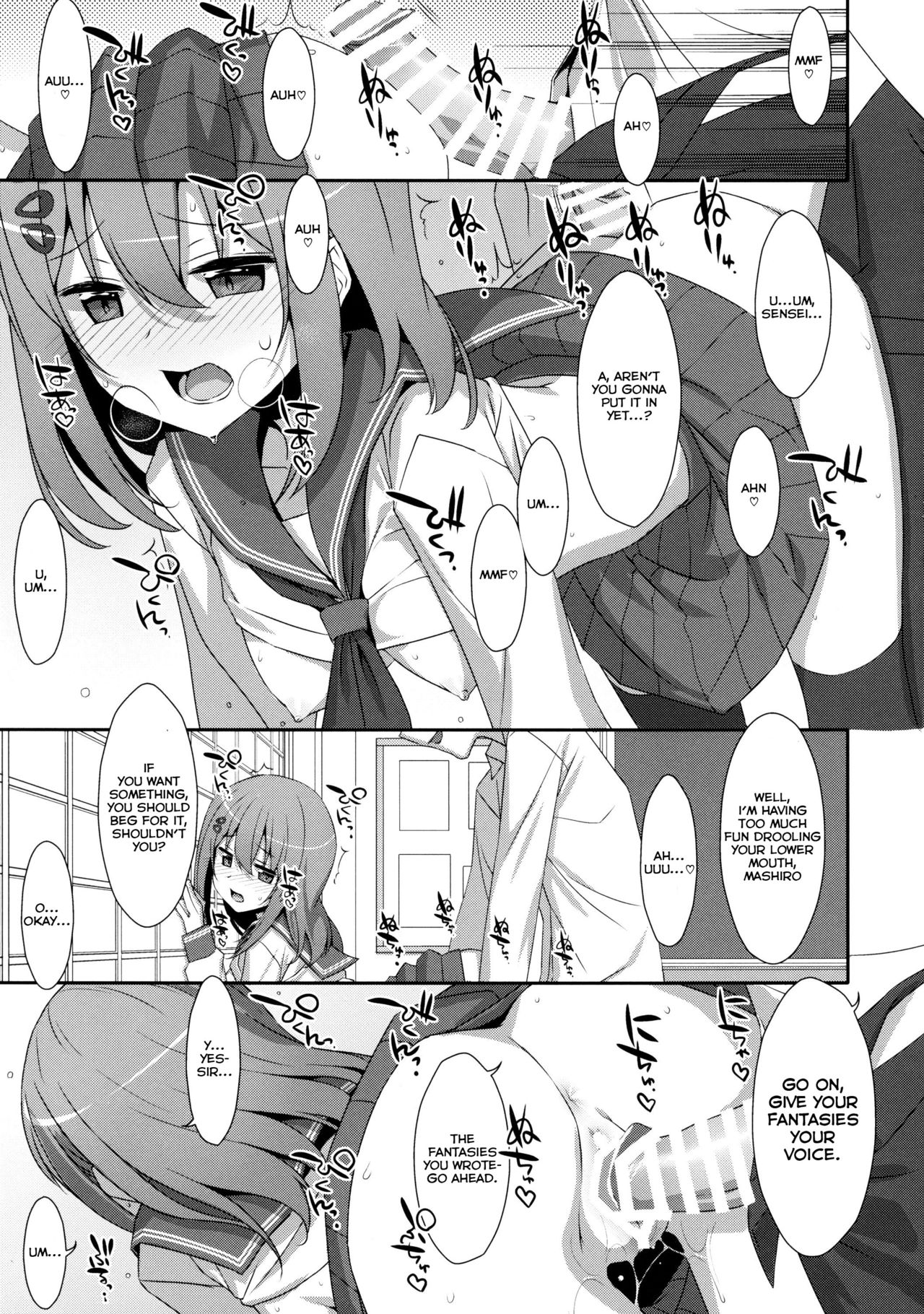 (C93) [TIES (Takei Ooki)] Mashiro-san wa Miraretai | Mashiro-san Wants to be Seen [English] [Col. Sanders] page 15 full