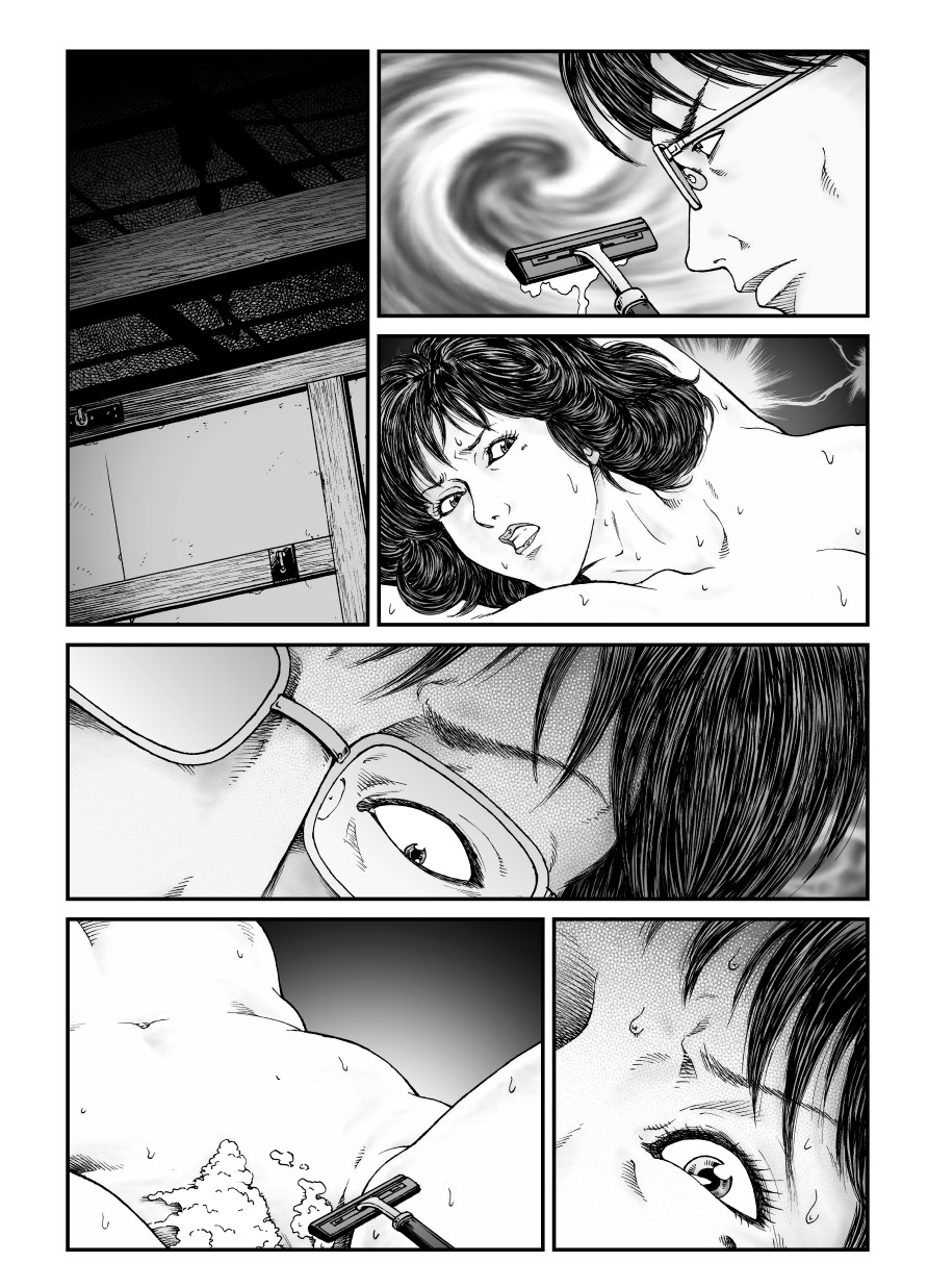 [Nightmare Express -Akumu no Takuhaibin-] Yokubou Kaiki Dai 486 Shou - Shouwa Ryoukitan Nyohan Shiokinin Tetsuo 4 Rachi Fuufu W Choukyoutan Zenpen - page 54 full