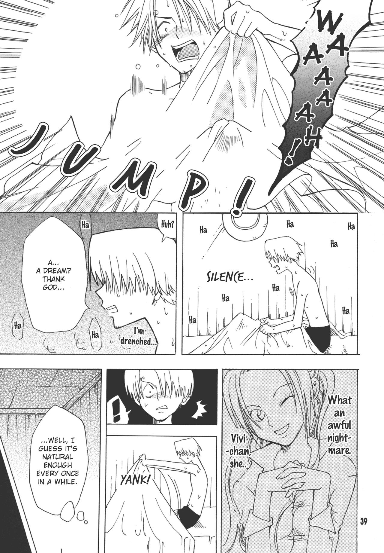 [Kurione-sha (YU-RI)] Shiawase PUNCH! (Lovely Kaizoku Collection) (One Piece) [English] [EHCOVE] [Digital] [Incomplete] page 35 full