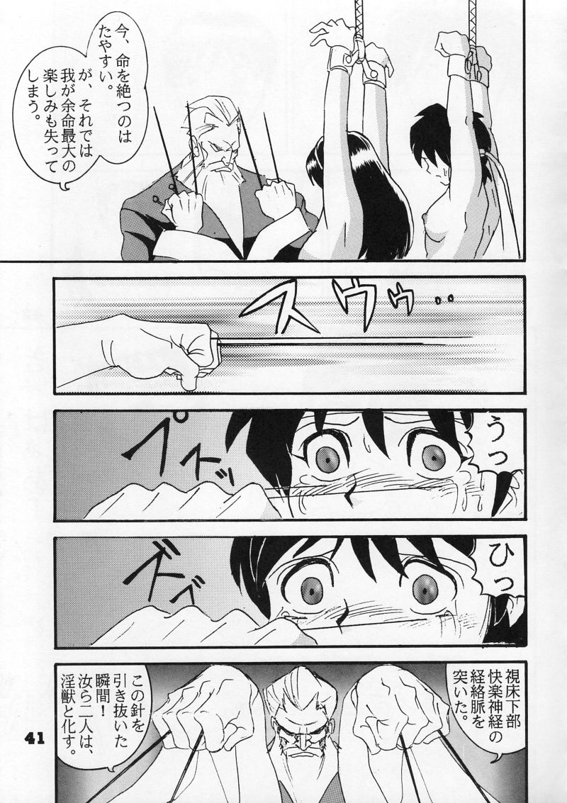 (C54) [Raijinkai (Harukigenia)] Moeyo Sakura (Street Fighter) page 41 full