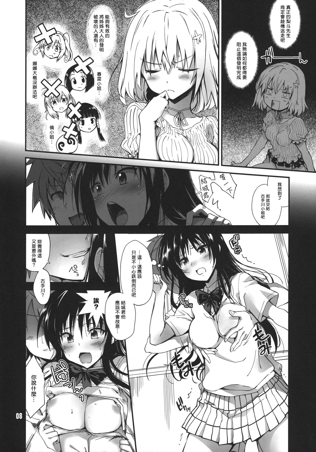 (C86) [Tracklisko (Hiura R)] Rin toshite shigure (To LOVE-Ru) [Chinese] [Sona5566漢化] page 8 full