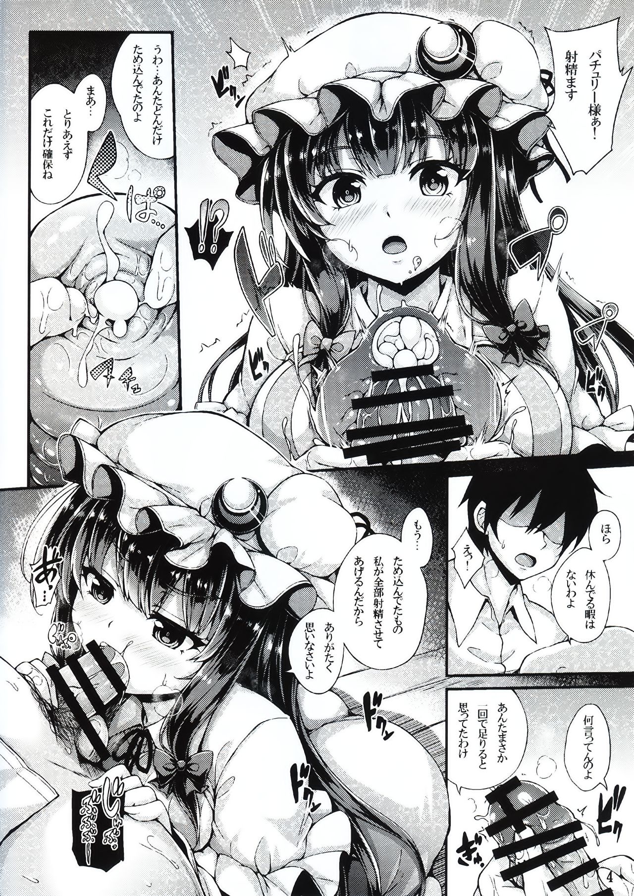 (C90) [YuKi-IRo (Yukiusagi.)] Himegoto Toshokan (Touhou Project) page 3 full