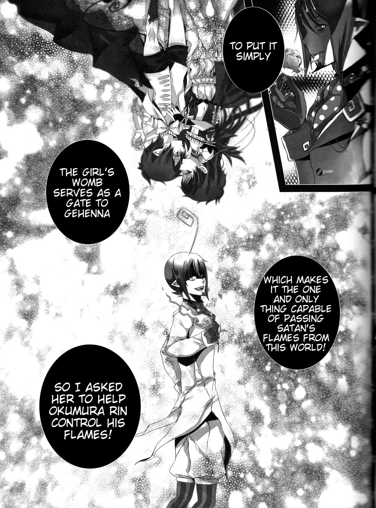 (C84) [Gensyoku Hakoniwa (Kintoki)] Exodus 2 (Ao no Exorcist) [English] {Tigoris Translates} [Ongoing] page 82 full