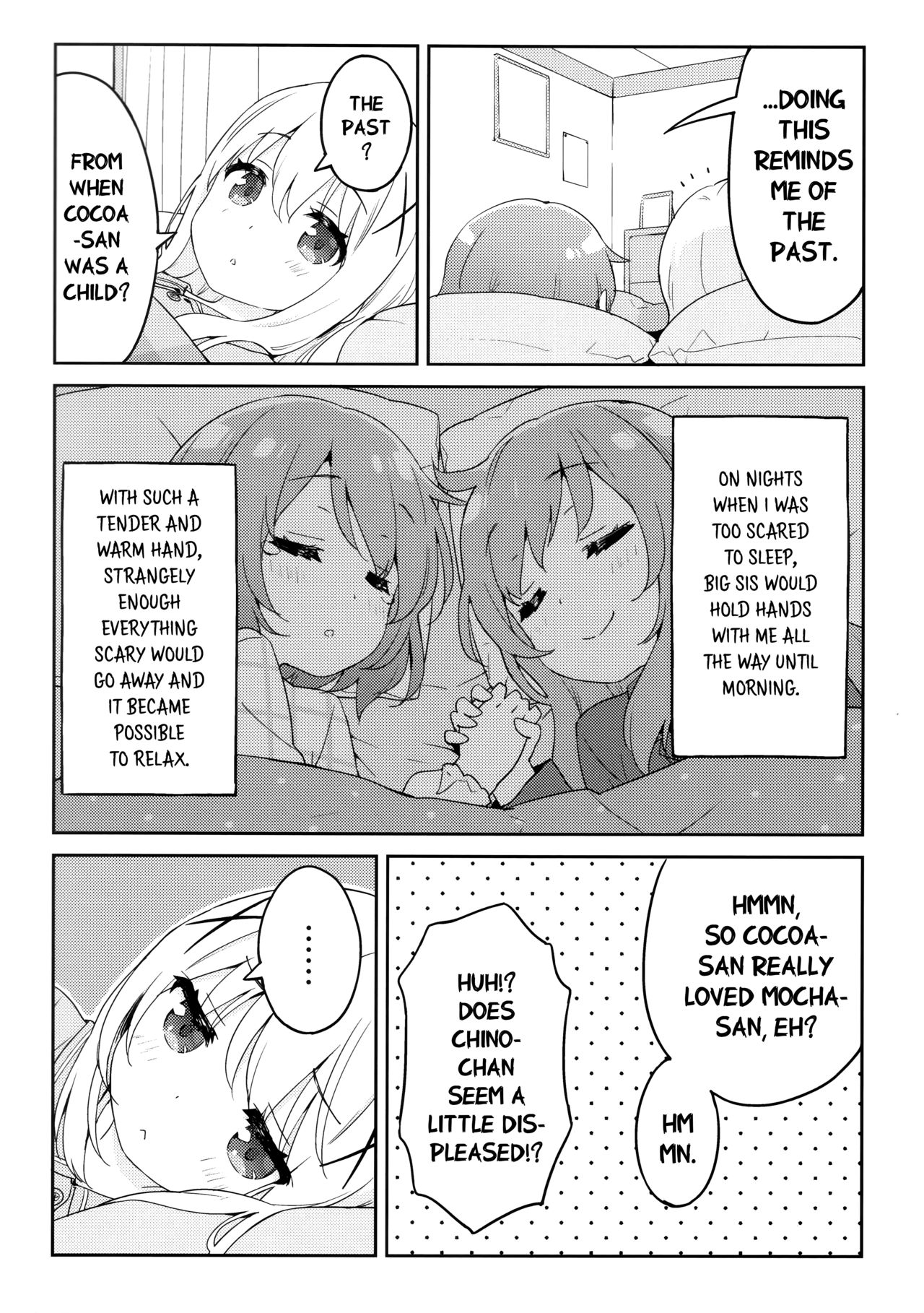 (COMIC1☆15) [Luminocity (Kani Biimu)] Luminocity 23 Gochuumon wa Soine desu. - I'd like to sleep next to you. (Gochuumon wa Usagi desu ka?) [English] [WindyFall Scanlations] page 7 full