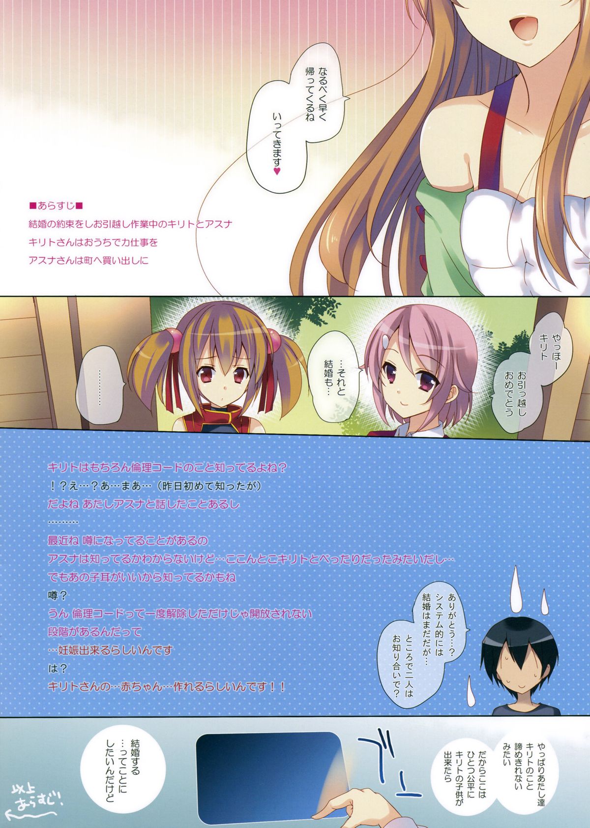 [SEM;COLON (Mitsu King)] Rinri Code: Dai 2 Sou (Sword Art Online) page 3 full