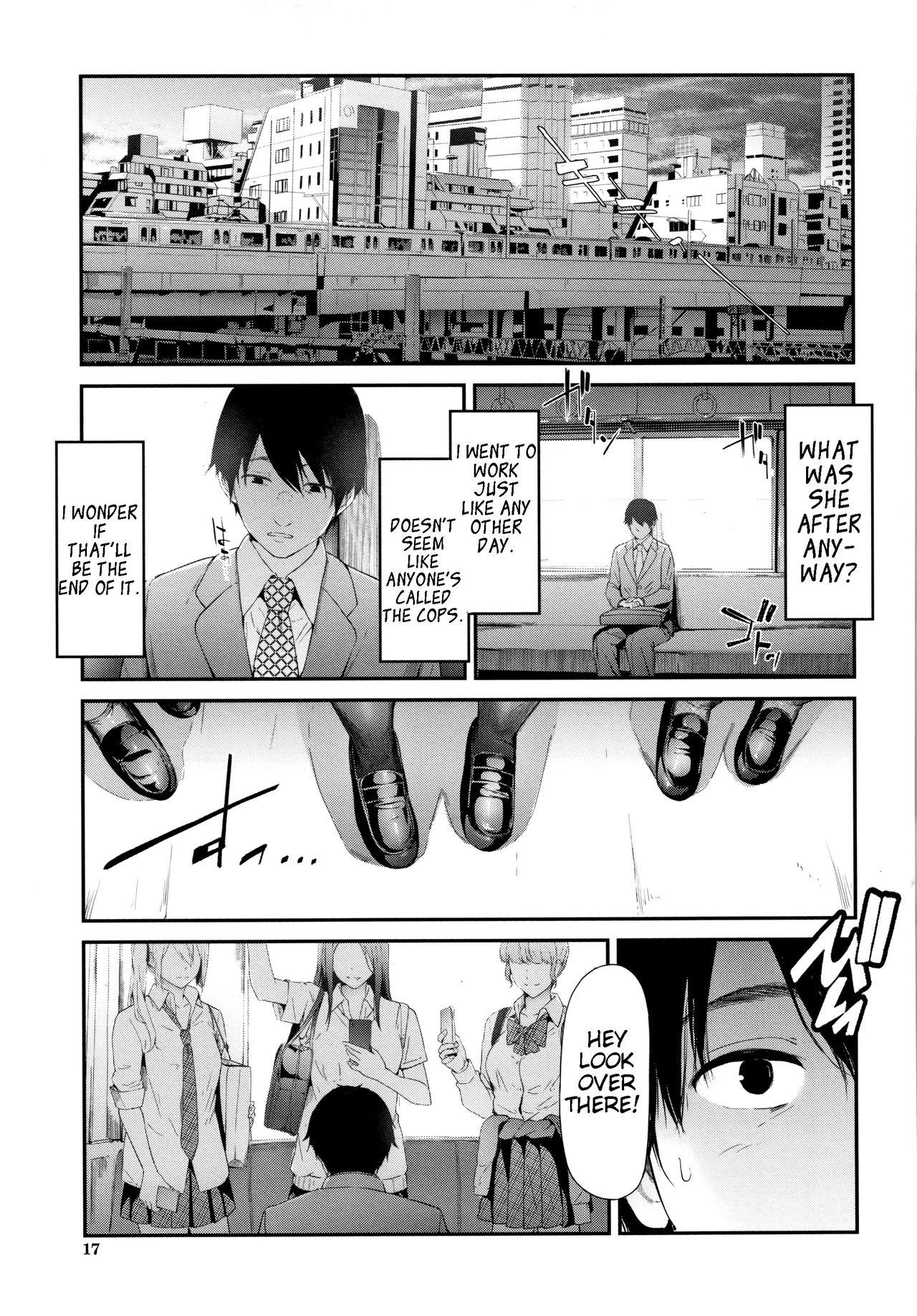 [Shiki Takuto] TR Gyaku Chikan Senyou Sharyou | Female Molester Train Ch. 1 [English] [JuliusWinnfield] page 18 full