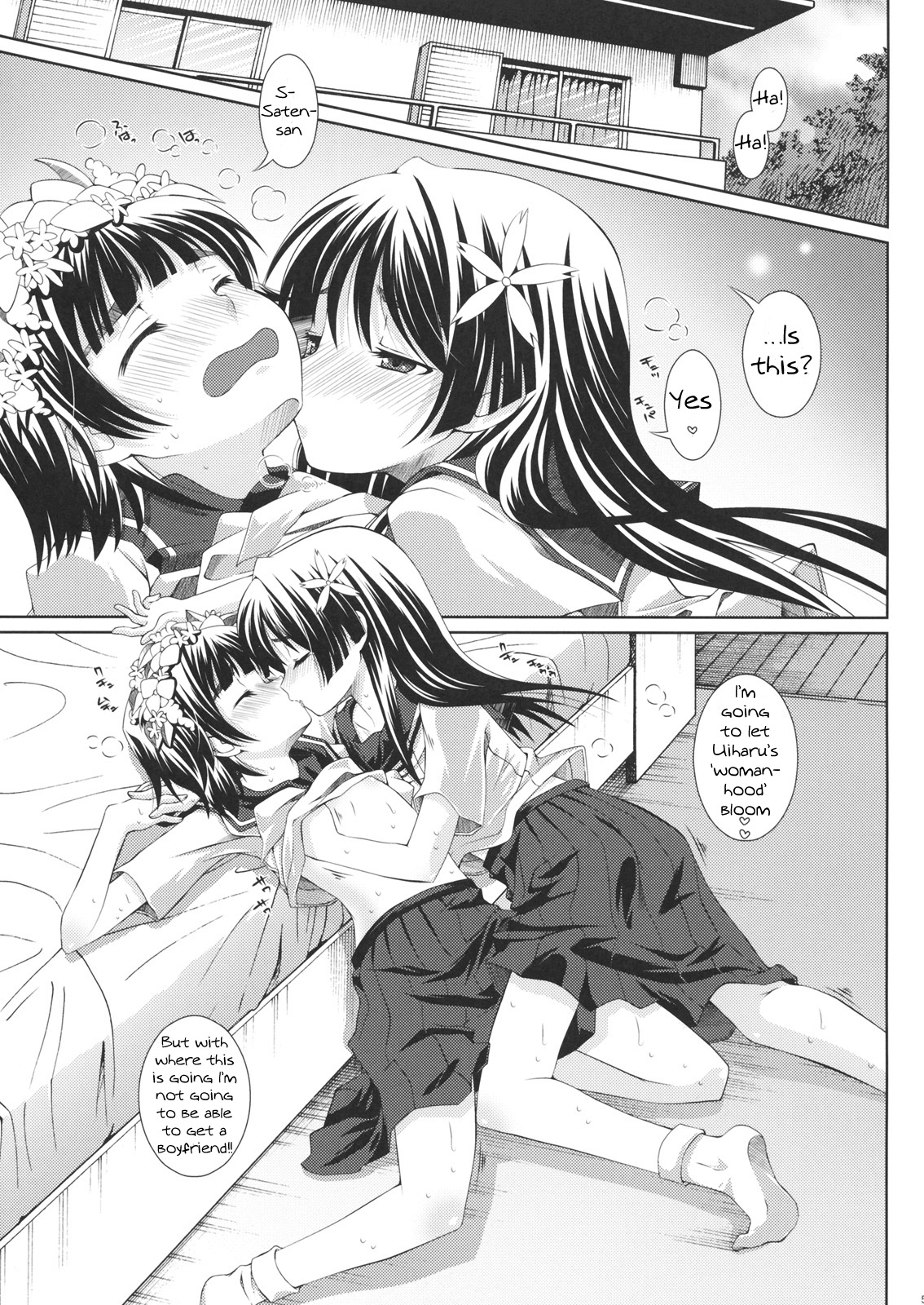 (C77) [B-crews (Shidou Mayuru)] Hatsuhana Otome (Toaru Kagaku no Railgun) [English] [NanatsuYoru] page 4 full