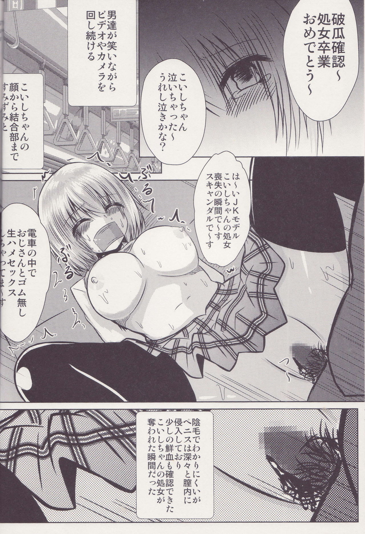 (C95) [Ironeko Pencil (Iroen)] Joshi Kousei Koishi Chikan Densha Higai (Touhou Project) page 15 full