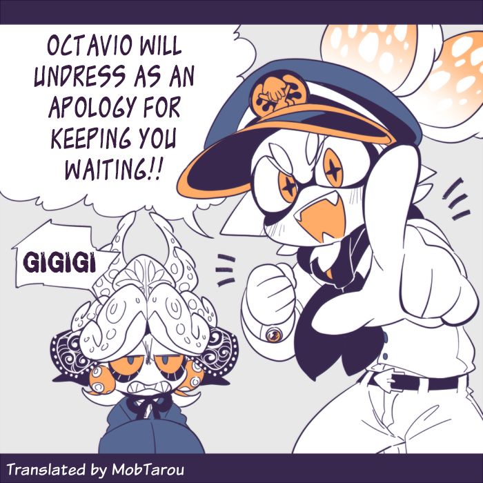 [SIZMA] Octavio will undress as an apology for keeping you waiting!! (Splatoon) [Digital] [English] page 1 full