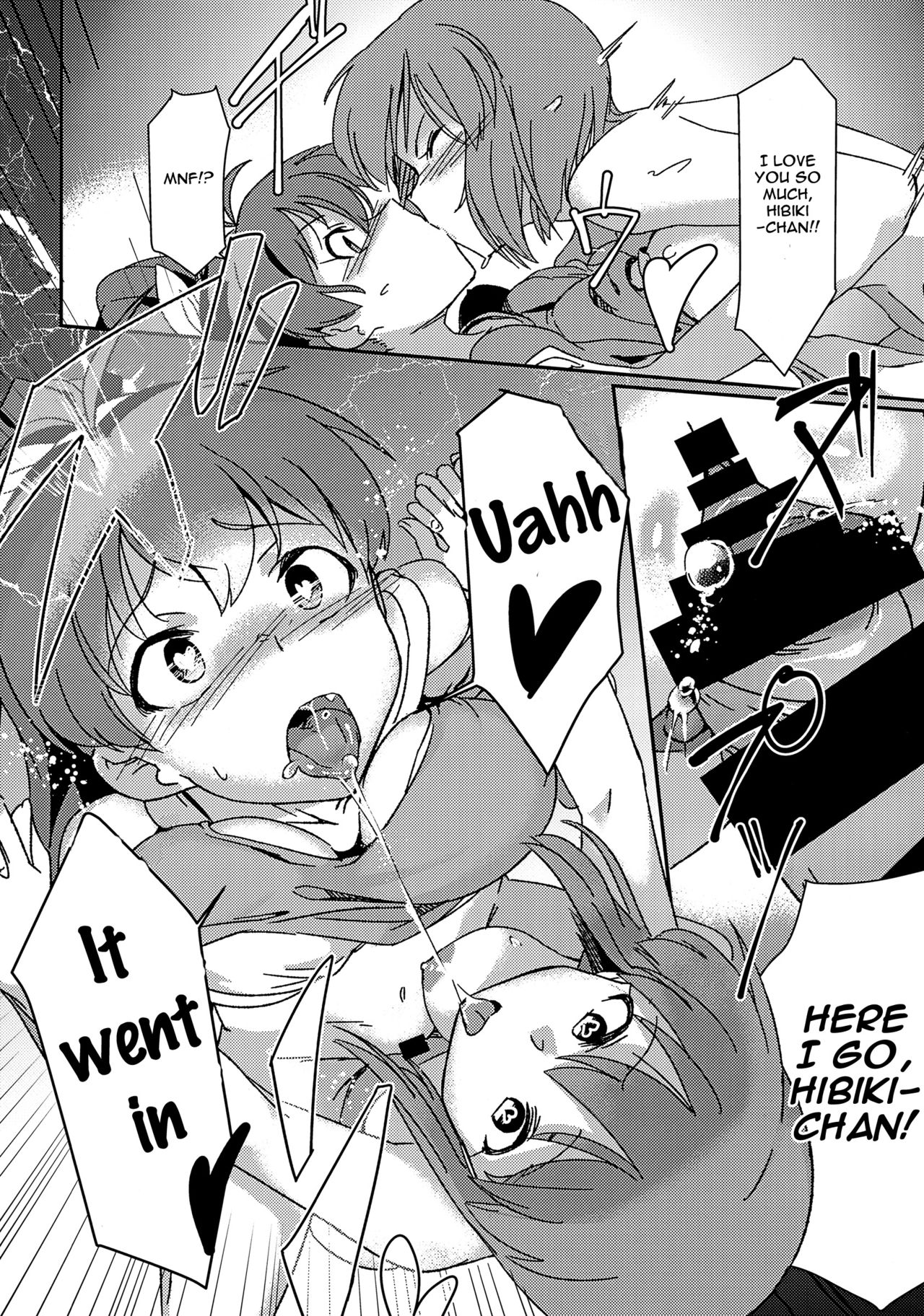 (C90) [Suimitsutou Koubou (Momo no Suidousui)] Yuki Chinpo - Futanari Yukiho ga Hibiki o Otosu Hon (THE IDOLM@STER) [English] page 16 full