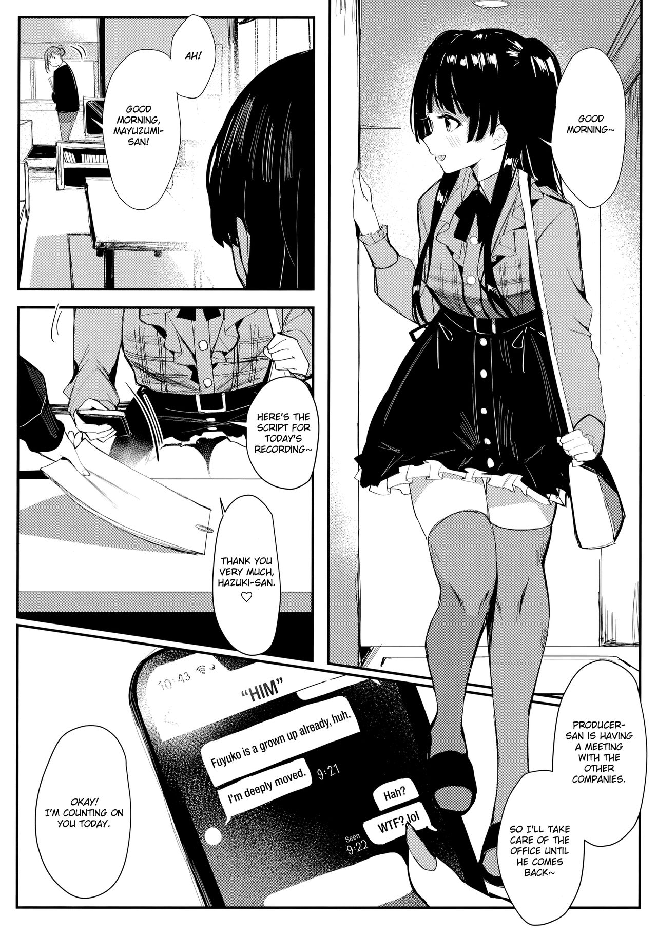 (C97) [virophilia (Orihi Chihiro)] Yoake yori Fukai Ao de | Darker than the Twilight Blue (THE iDOLM@STER: Shiny Colors) [English] [obsoletezero] page 5 full