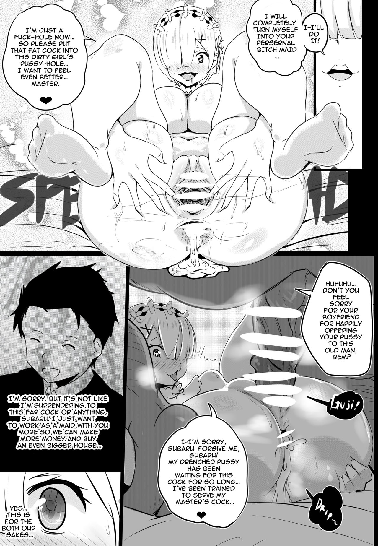 [Merkonig] B-Trayal 17 Rem (Re:Zero kara Hajimeru Isekai Seikatsu) [English] page 11 full