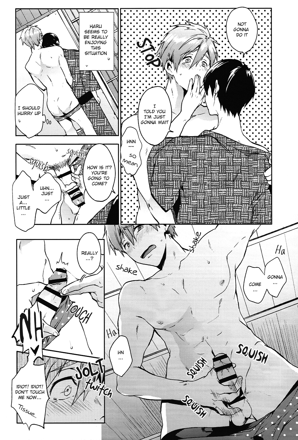 (Renai Shachuation) [American ☆ Rock (Kotarou)] Haru no Pantsu (Free!) [English] [ebil_trio] page 13 full