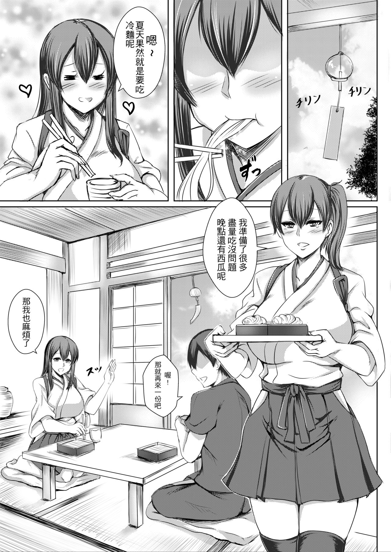 [稻羽茶屋] 正妻空母の新婚3 (艦隊これくしょん -艦これ-) [中国語] [DL版] page 3 full