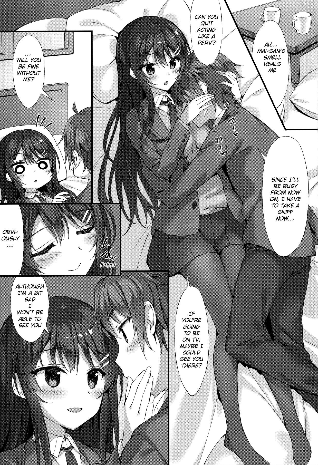 (C95) [P:P (Oryou)] Mai Senpai to Ichatsukitai (Seishun Buta Yarou wa Bunny Girl Senpai no Yume o Minai) [English] [Comfy Pillows Scans] page 3 full
