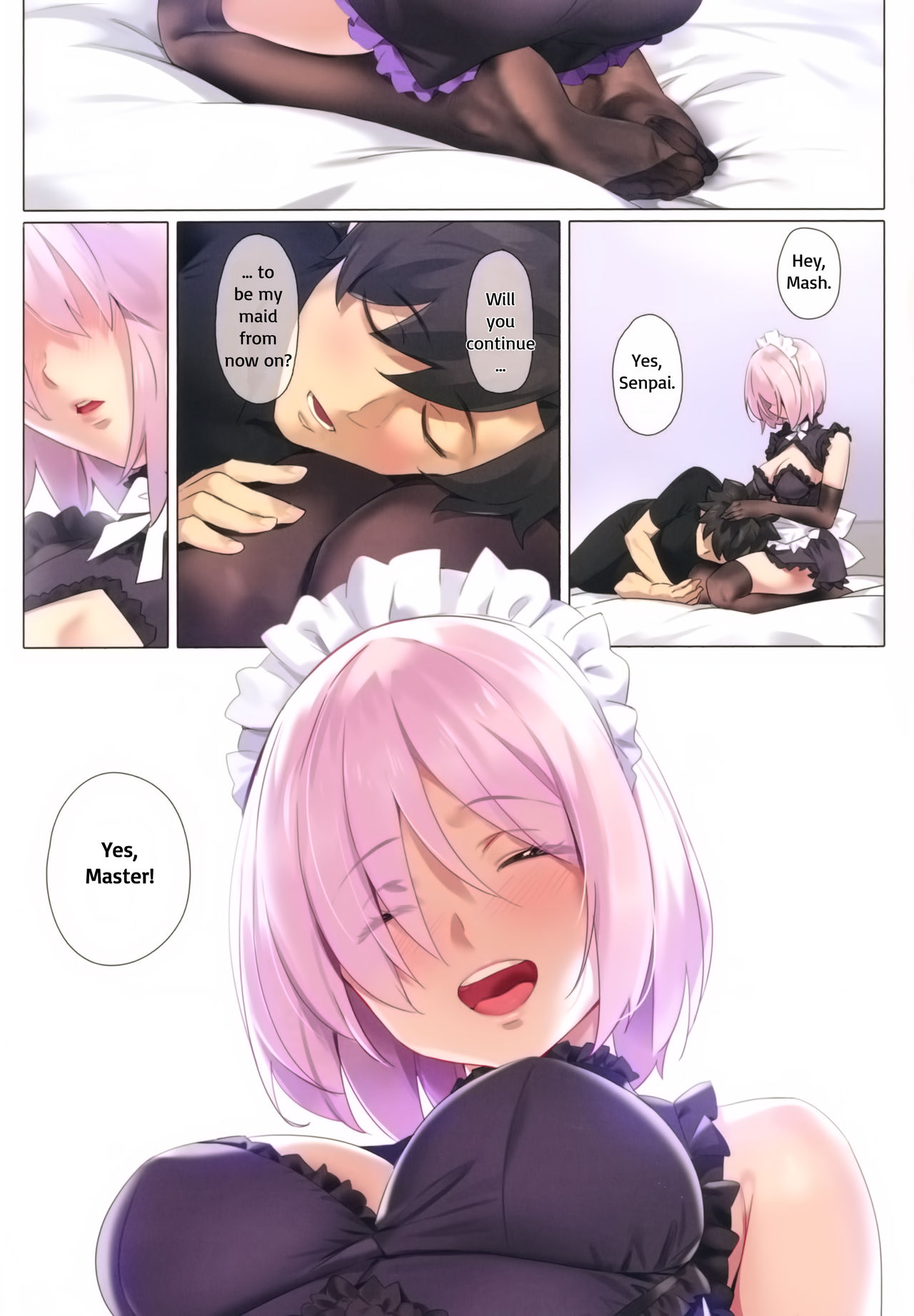 (C96) [OrangeMaru (YD)] Chaldea Maid #Mash (Fate/Grand Order) [English] [Decensored] page 16 full