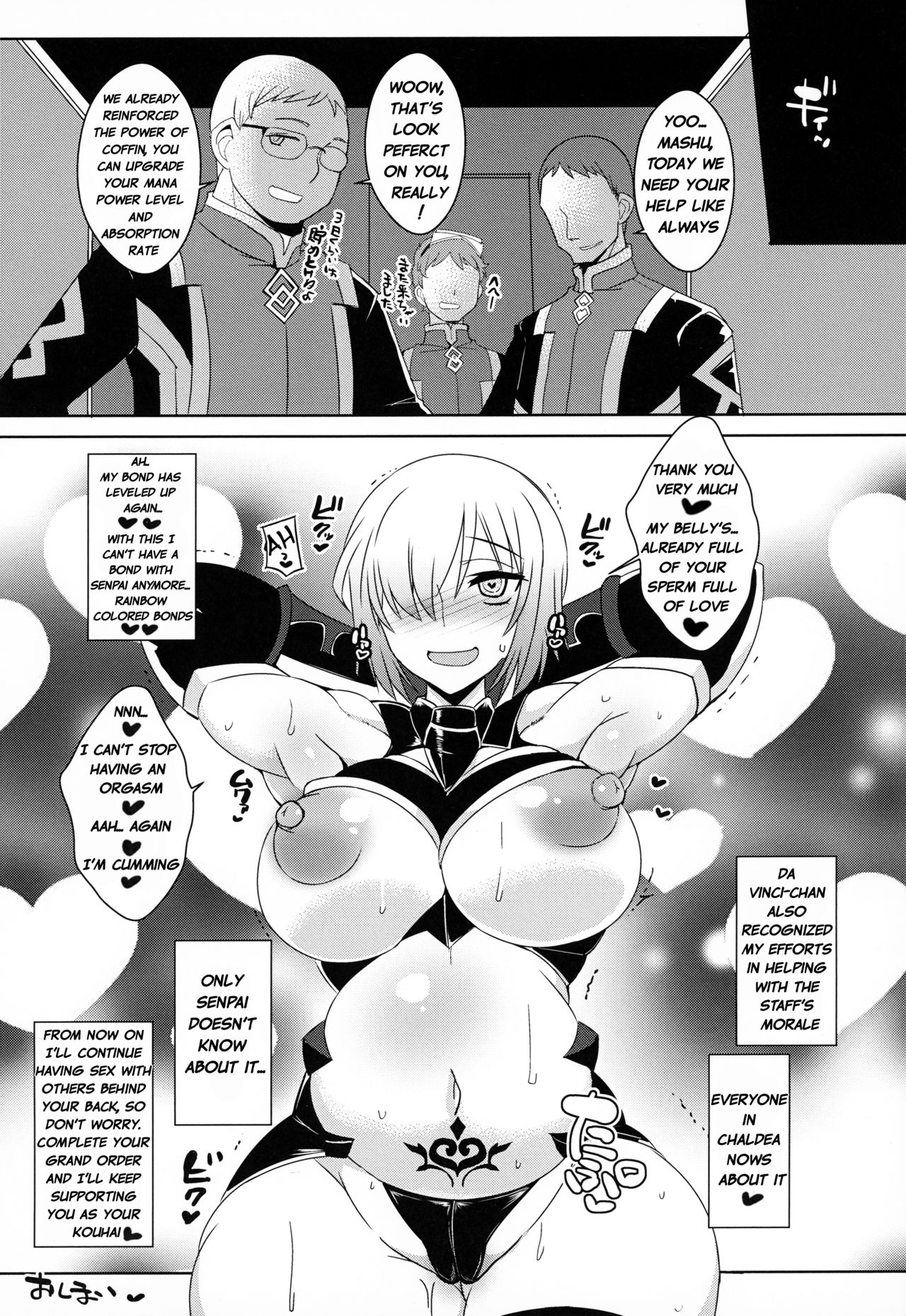 (C95) [YOMOTHUHIRASAKA (bbsacon)] Senpai Dake Shiranai Himitsu no Watashi (Fate/Grand Order) [English] [Netorare Nation] page 23 full