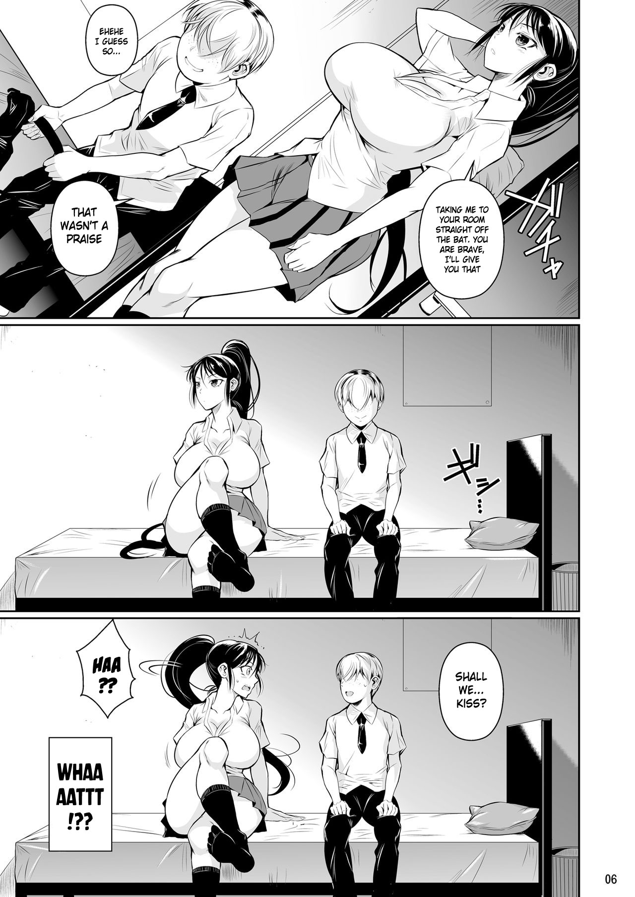 [Shoot The Moon (Fuetakishi)] Batsu Game de Yankee Onna ni Kokuttemita | For My Punishment I Have To Confess To A Sassy Troublemaker [English] =White Symphony= [Digital] page 7 full