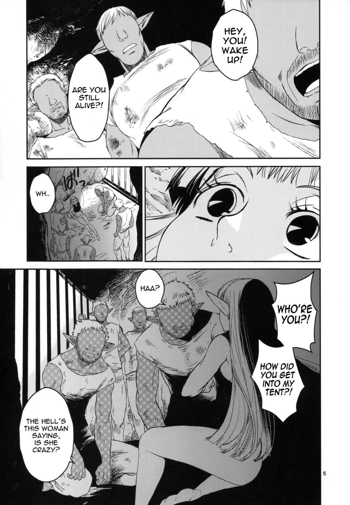 (C89) [Toko-ya (HEIZO, Kitoen)] Elf no Onna Kishi no Junan [English] {Mant} page 7 full