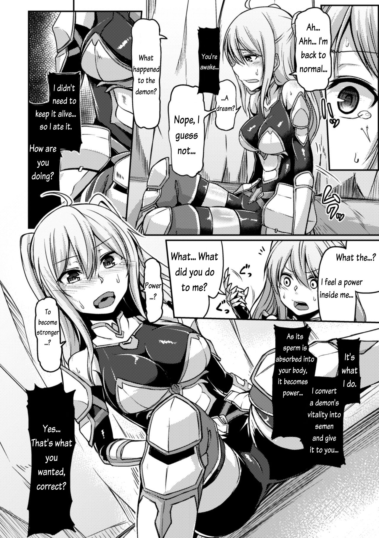 [Hirno] Mamono Karai no Yoroi | Demon Eating Armor (2D Comic Magazine Shokushu Yoroi ni Zenshin o Okasare Mugen Zecchou! Vol. 3) [English] [Rewrite] page 16 full