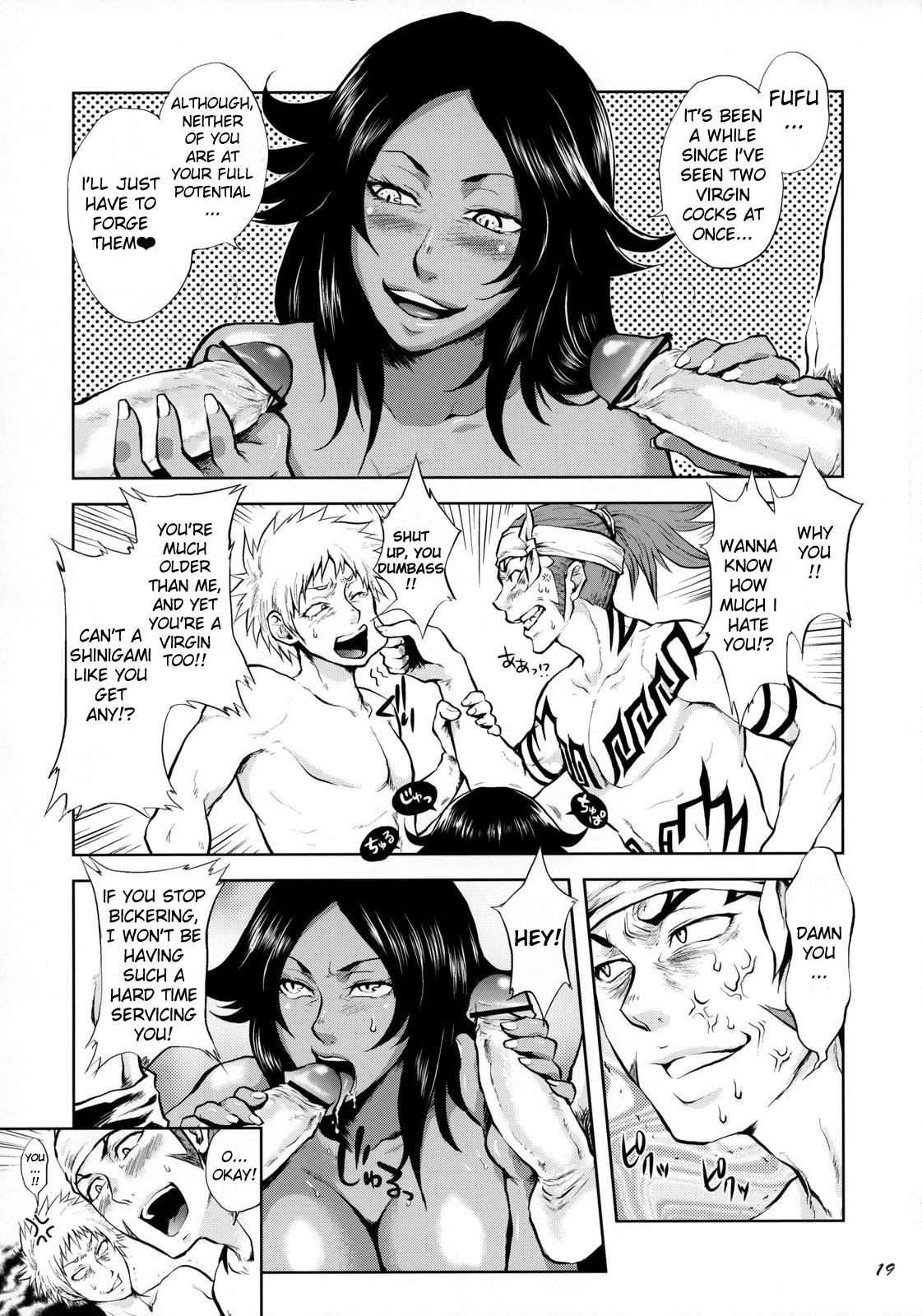 (C70) [Todd Special (Todd Oyamada)] Yukemuri NyanNyan Jiken (Bleach) [English] [H4chan] page 19 full