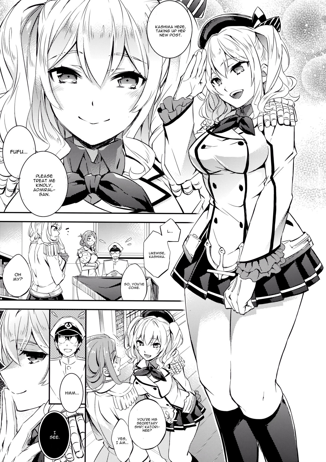 (COMIC1☆10) [Crazy9 (Ichitaka)] C9-24 Kashima to Hajimete (Kantai Collection -KanColle-) [English] [CGrascal] page 3 full