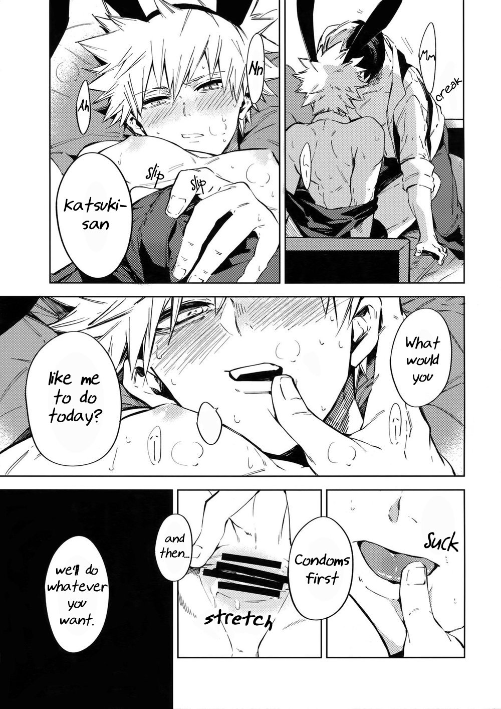 (TOKYO FES Jan.2019) [Anagura (Komu)] Bunny Boy Bakugou-san (Boku no Hero Academia) [English] page 8 full