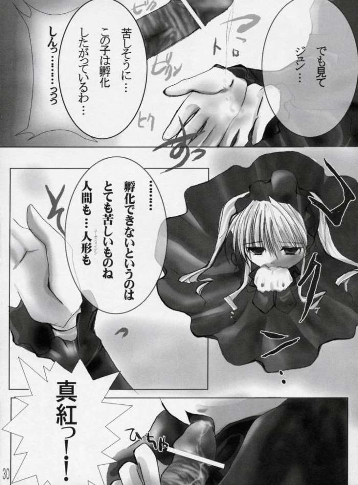 (C71) [Shonnakado (Mitsurugi Ken)] Douwa no Kietamori (Rozen Maiden) page 29 full