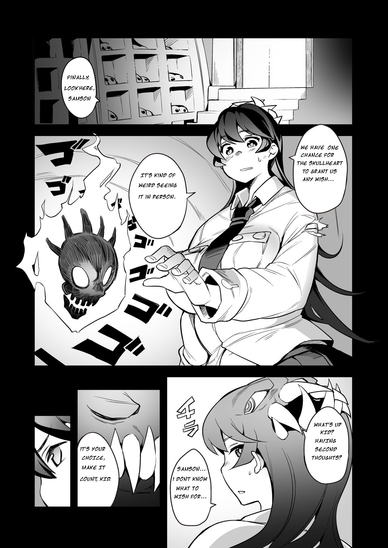 [Buta Hormone (Fukumaaya)] Nikuyome (Skullgirls) [English] [Digital] page 2 full