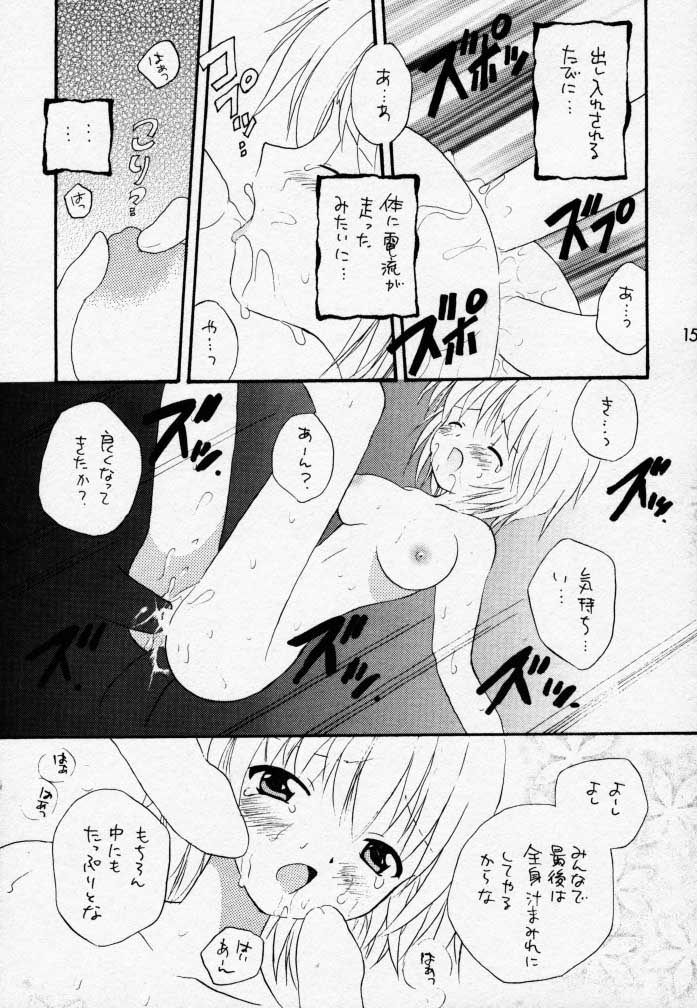 (C58) [KuruGuru DNA, Haniwa Mania (Hoshiai Hilo, Pon Takahanada)] Akai Tori Nigeta (Hunter x Hunter, Neon Genesis Evangelion) page 14 full