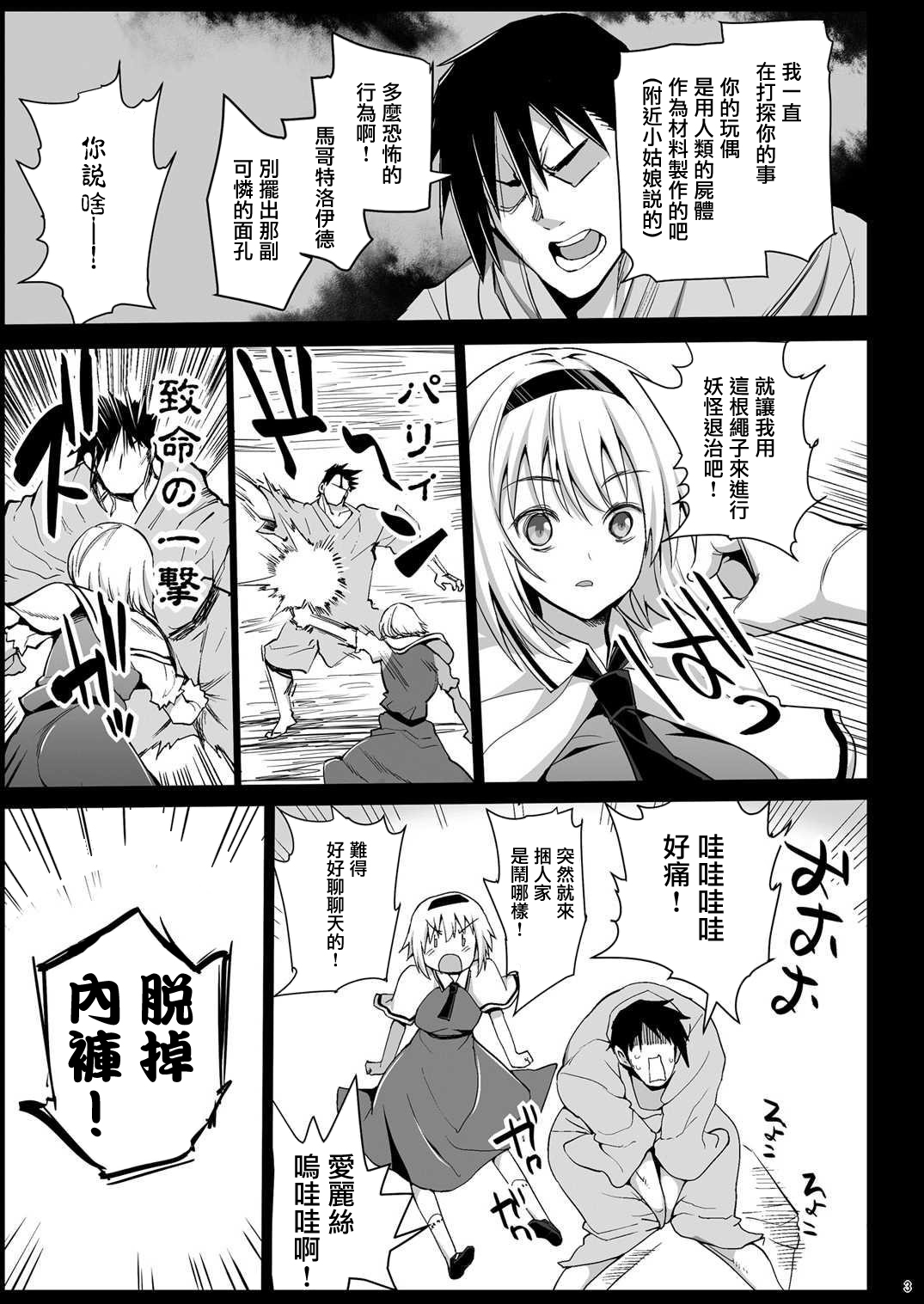 [Eromazun (Ma-kurou)] Saimin Alice ~Omoi no mama ni Yarimakuri~ (Touhou Project) [Chinese] [爱弹幕汉化] page 5 full