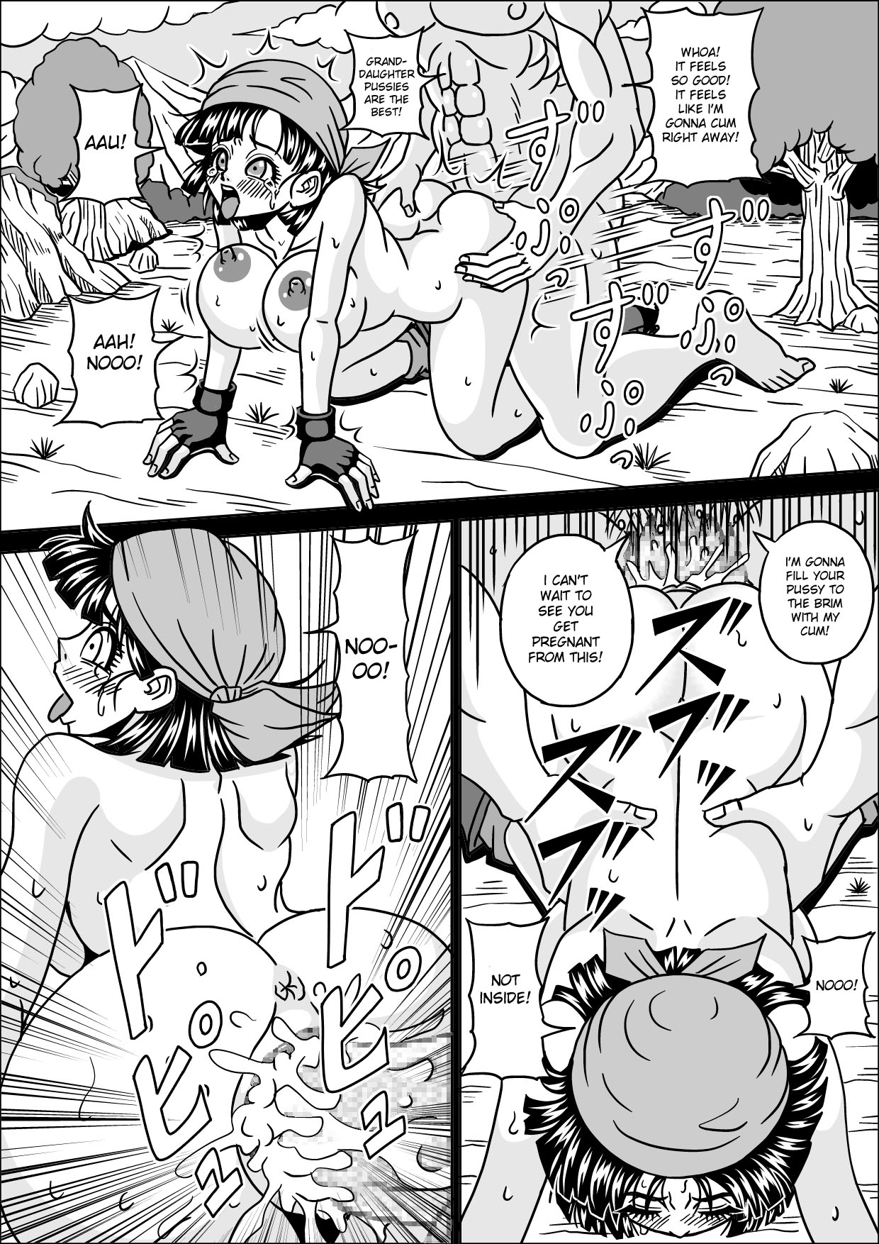 [Pyramid House (Muscleman)] Kame Sennin no Yabou III | Kame-Sennin's Ambition 3 (Dragon Ball) [English] {doujin-moe.us} page 28 full