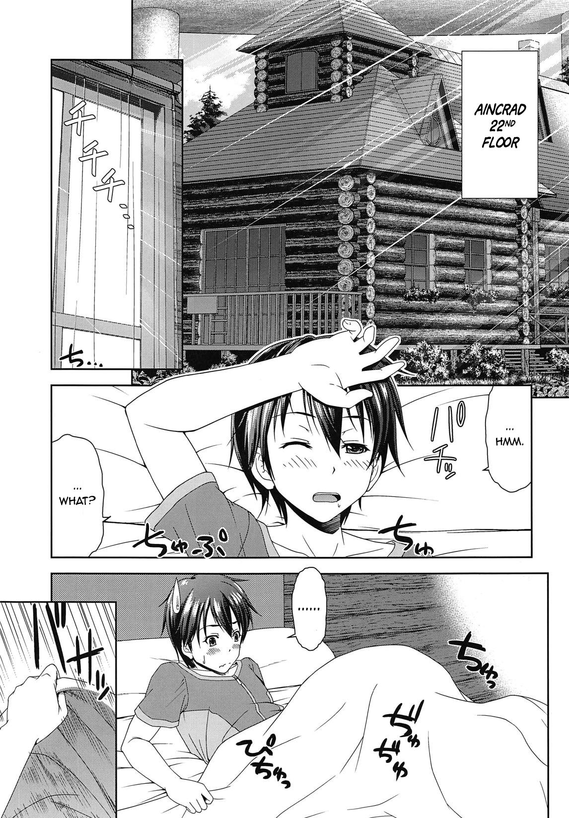 (C95) [R=birth (Takasaki Ryo)] Shinkon dashi Asuna to Omoikkiri Love Love Shiyou! 2 -One Day's Sweet Morning- (Sword Art Online) [English] [Thennos Scans] page 4 full