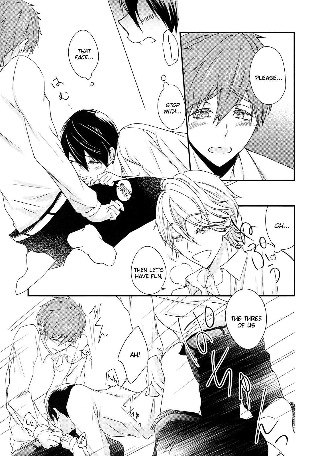 (C87) [B-LUSH (Kaukau)] TRIANGLE FUNCTION ver. DT (High☆Speed! -Free! Starting Days-) [English] [Holy Mackerel] page 22 full