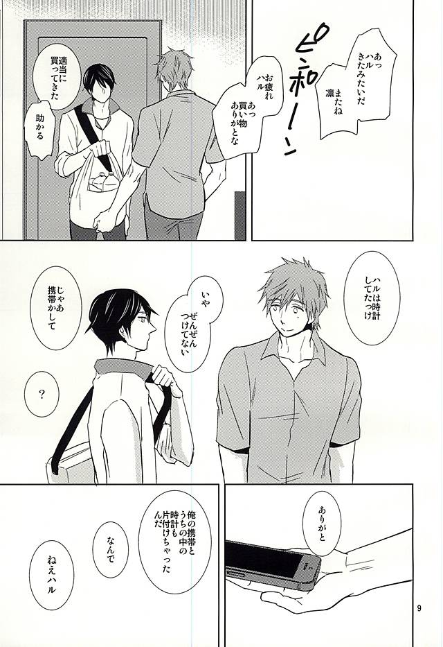 (Splash! 3) [Brainfreeze (Machizou)] Amaetaino (Free!) page 7 full