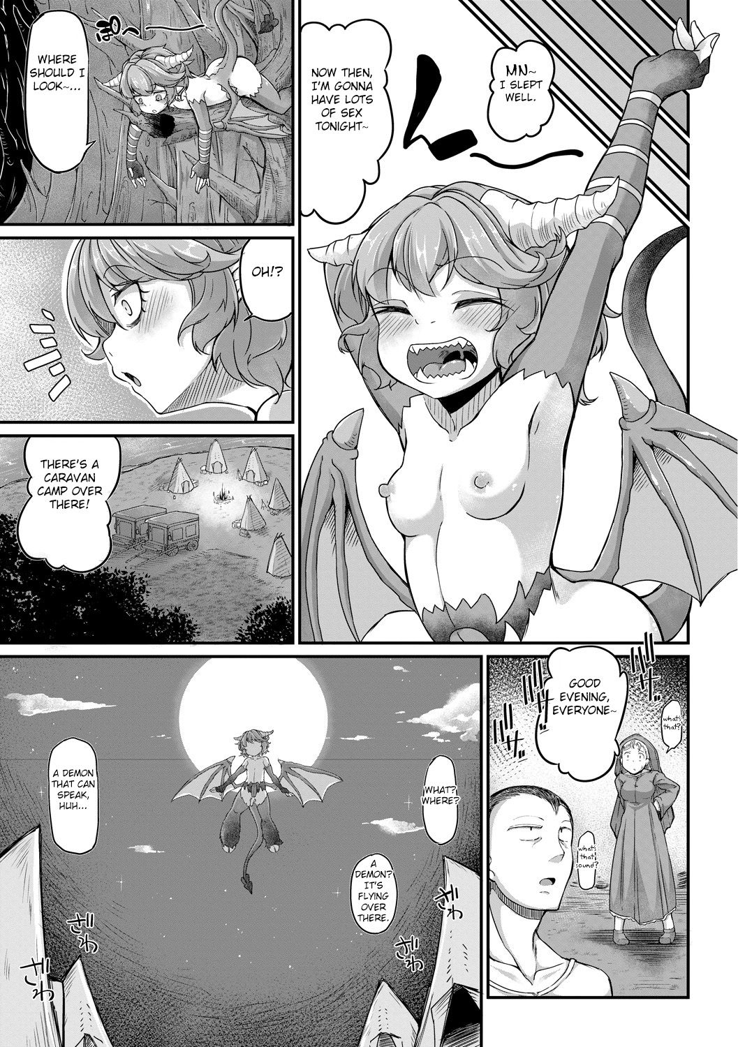 [Okunoha] Fukkou!? Ishu Kouhai -Mazoku to Ningen no Kyousei Jidai- 6-wa [English] [FC] [Digital] page 5 full