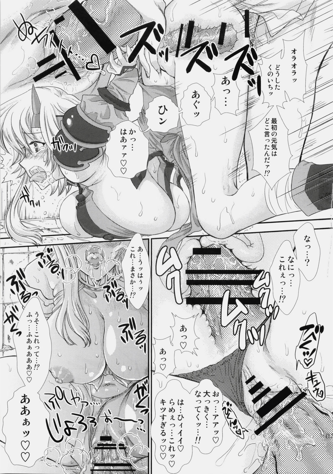 (C76) [Shoujo Gesshoku (Shimao Kazu)] Chichi to Yajuu (Queen's Blade) page 12 full