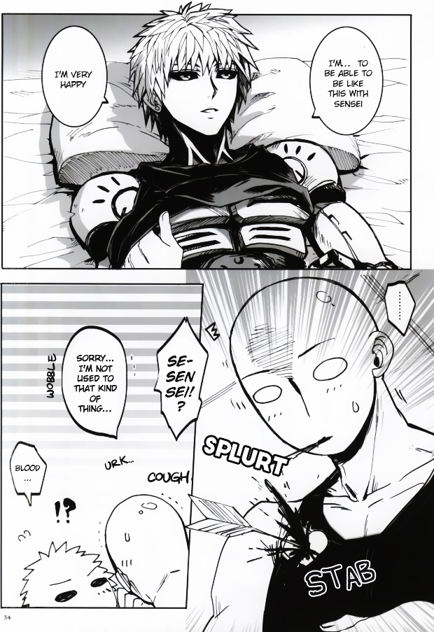(Byousatsu Knockout) [St. (Tokidoki Tidori, Dadan)] Virgin cyborg (One Punch Man) [English] [bob-brown] page 32 full